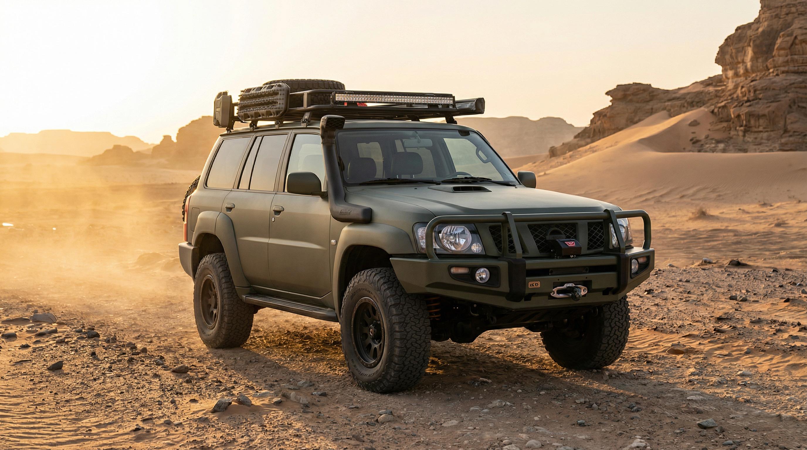 国产视频越野车沙漠穿越改装视频